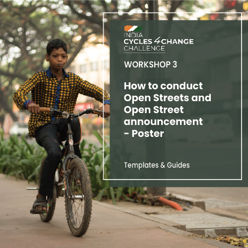 How to conduct Open Streets and Open Street announcement Poster