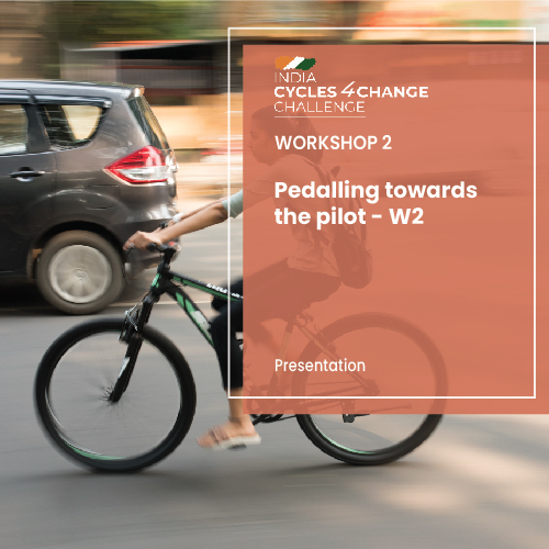 Pedalling towards the pilot – W2