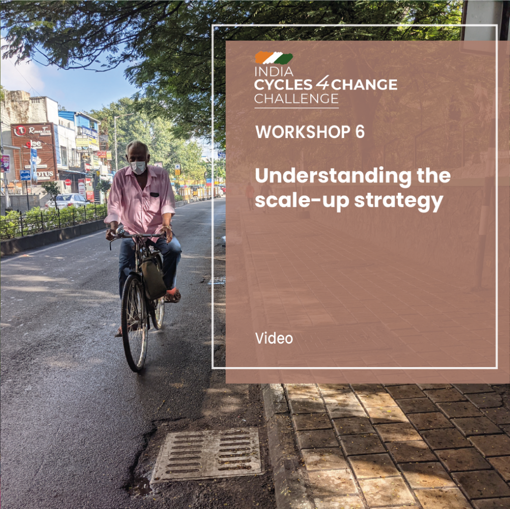 Understanding the scale-up strategy – W6