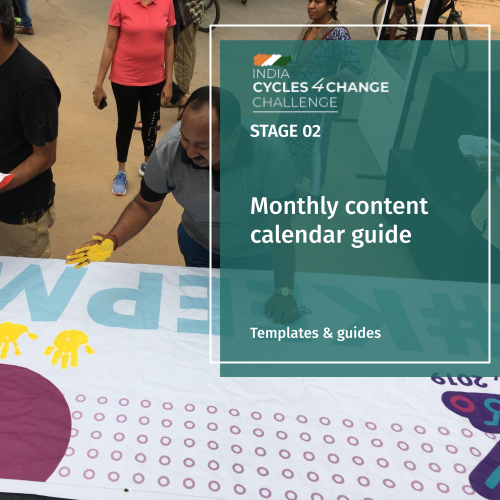 Monthly Content Calendar