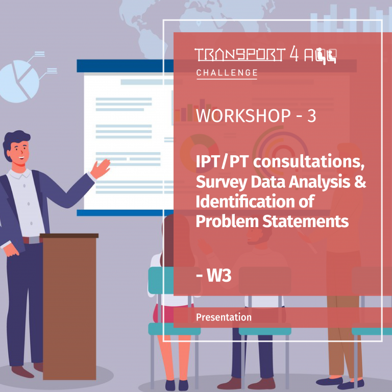 Guidance on conducting IPT/PT consultations, Survey data analysis and Identification of problem statements